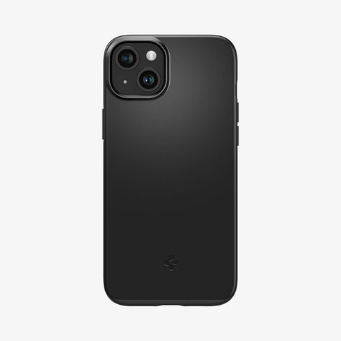 ACS06544 - iPhone 15 Pro Max Case Thin Fit in black showing the back